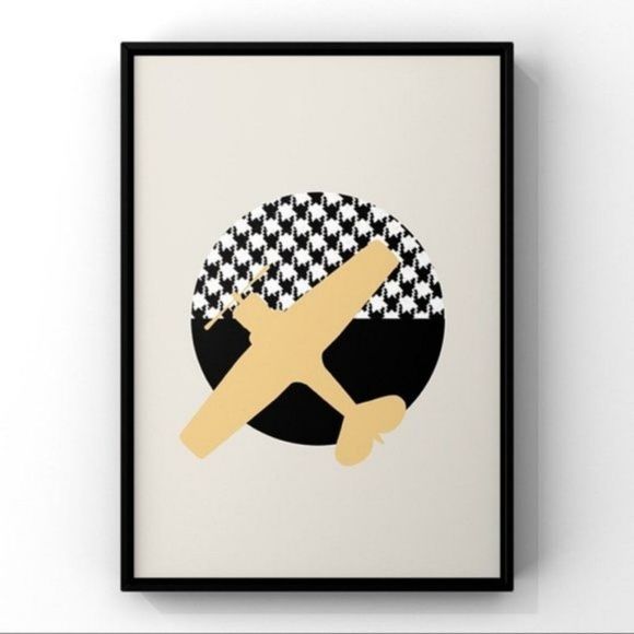 Set of four kids room modern minimalist art print - Picture 2 of 9